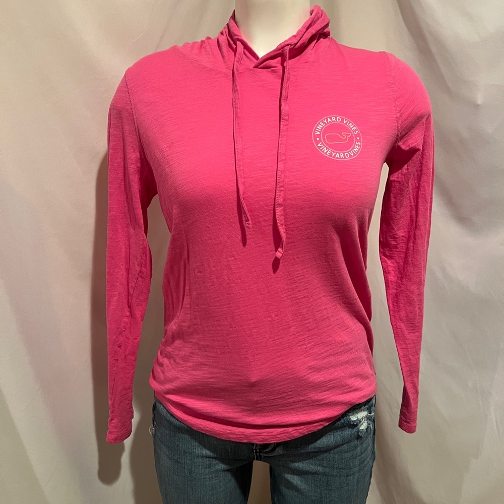 Vineyard Vine Small, Pink, Long sleeve Hoodie - Picture 2 of 7
